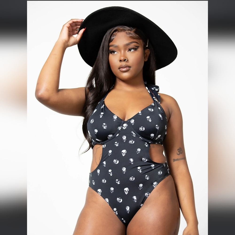 NWT. Killstar Rebel Fate bathing suit.